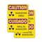 Signmission Radiation & Laser Sign, 14 in H x 10 in W, Vinyl Decal, Rectangle OS-2PACK-CR-D-1014-L-10184 - alternate 1